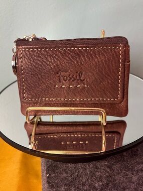 Fossil leather ID vintage wallet